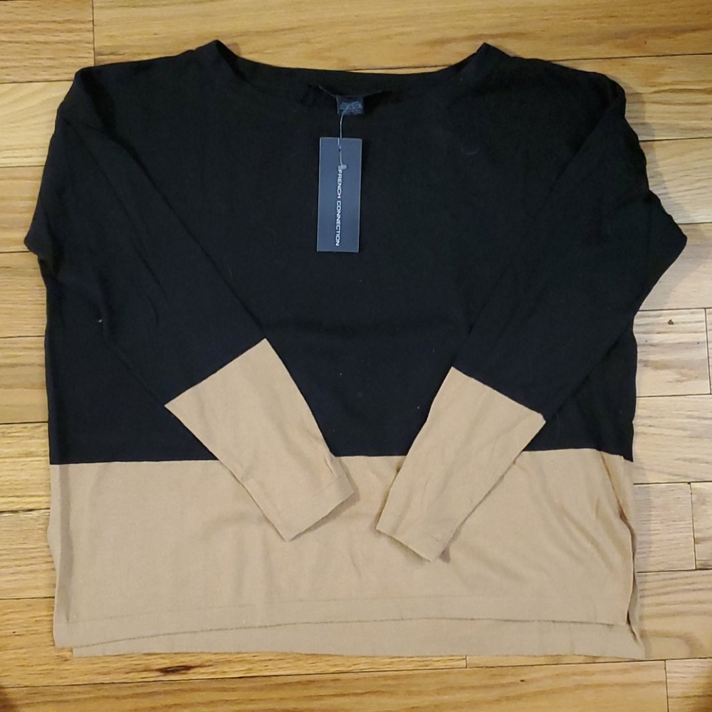Color block sweater